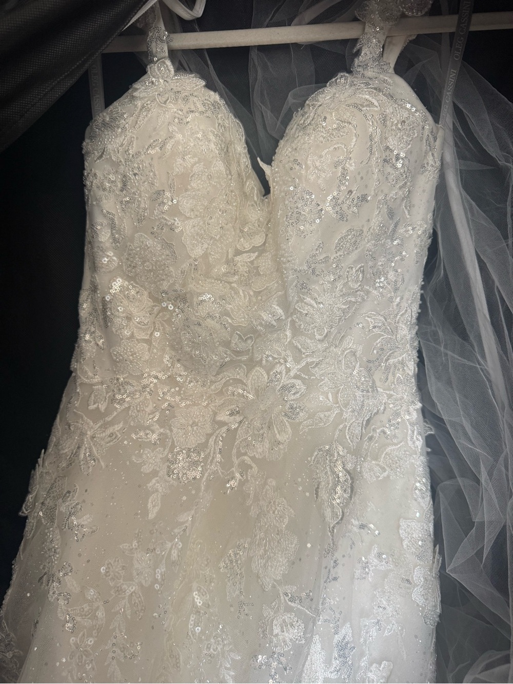 Oleg Cassini Ivory Bridal Gown